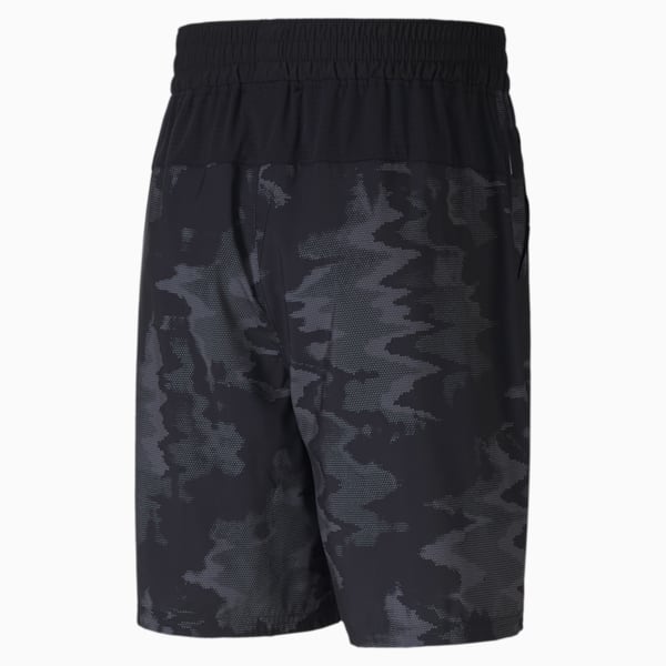 Printed Woven 8" Men's Training Shorts, Puma Black-Q4 AOP, extralarge-IND